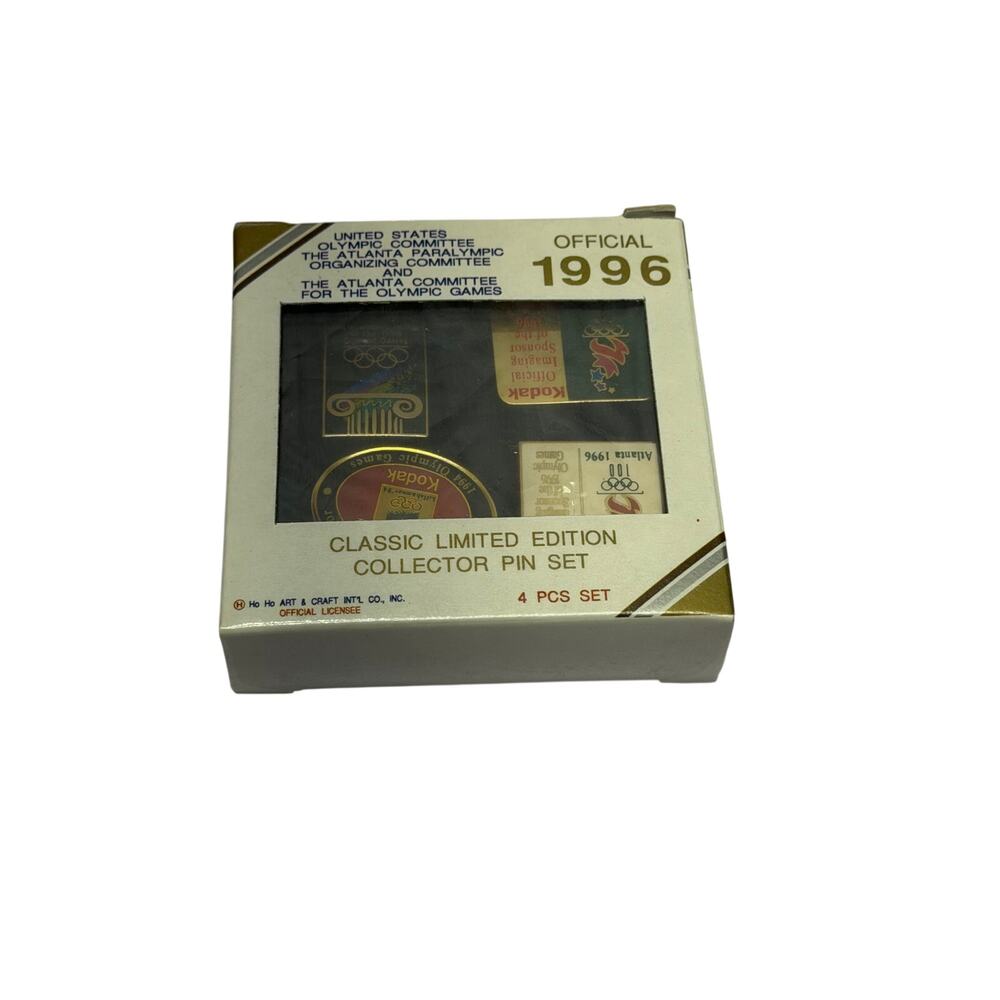Olympic 1996 Atlanta Official Classic Limited Edition Collector 5 PIN SET